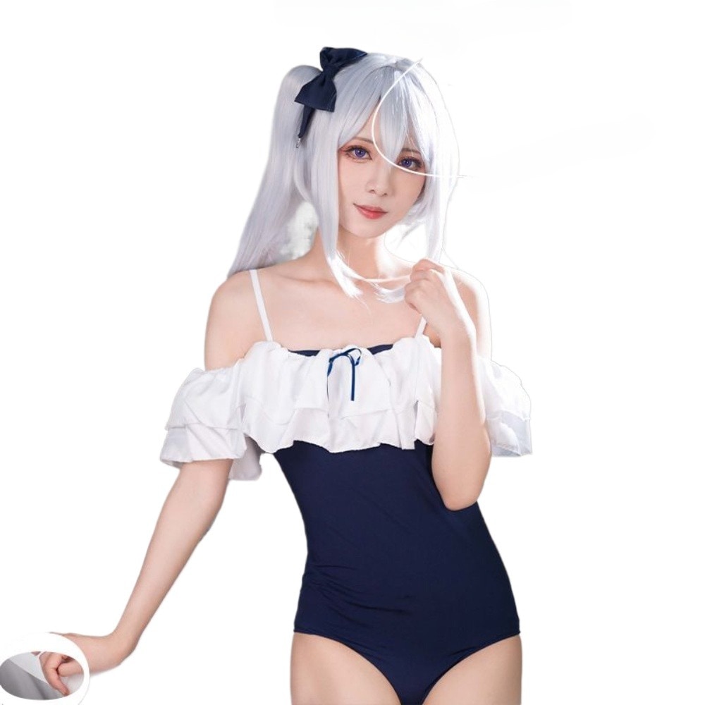 Qoo10] ブルーアーカイブ 月雪ミヤコ 水着 ワン