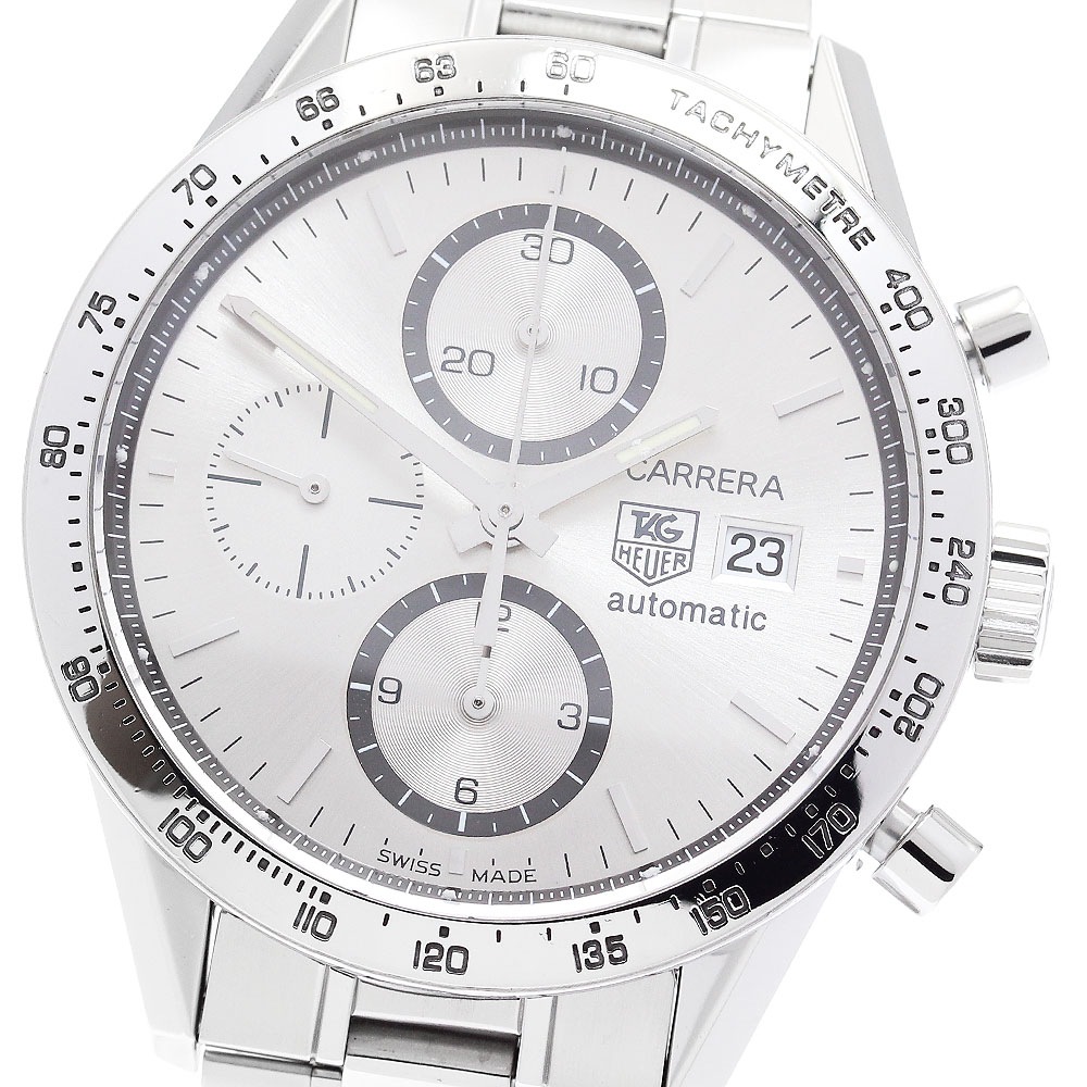 タグホイヤー TAG HEUER CV2017.BA0786 カレラ キャリバー16 クロノグラフ 自動巻き メンズ 保証書付き_897147【中古】