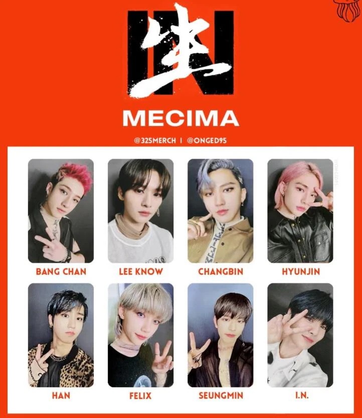 正規品 StrayKids in生 mecima mma 　 特典トレカ　メンバー