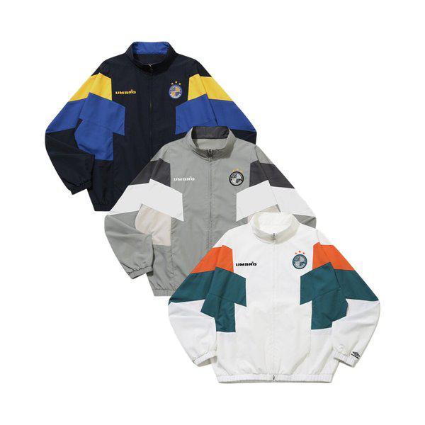 【国内店舗版】HBL OGカラーブロック スタンネック ウインドブレーカージャケット 択1-3color