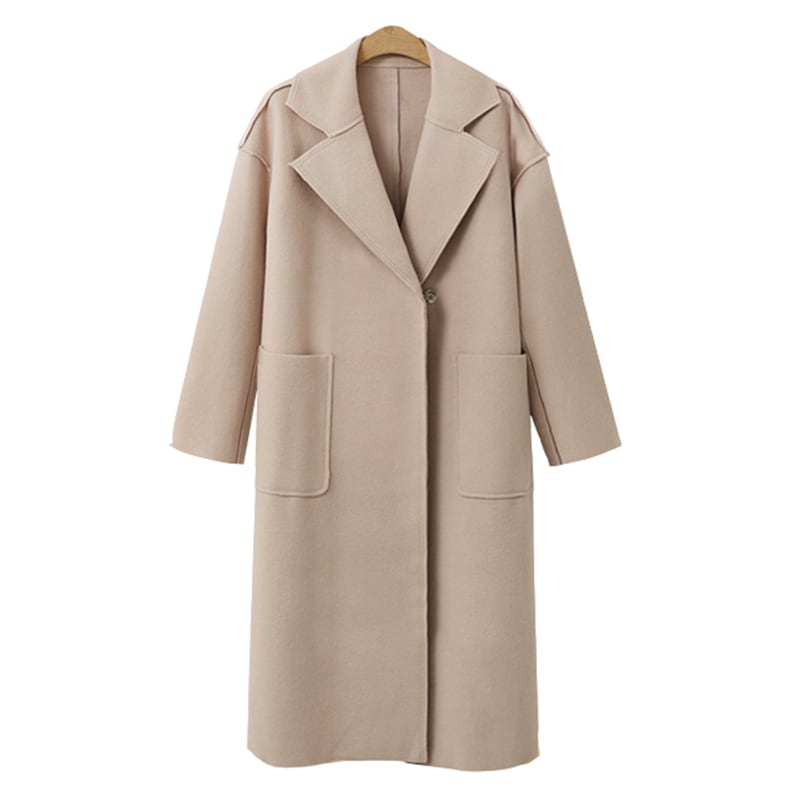 トレンチコート レディース スプリングコート チェスターコート ゆったり カジュアル アウター 無地