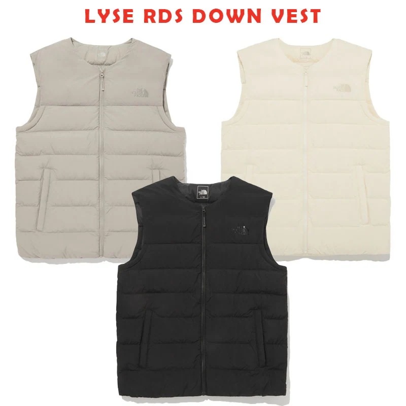 韓国正規品保証 関税負担なし NV1DQ53A LYSE RDS DOWN VEST デイリー 基本 着装 男子 女子 人気 韓国 ファッション 男女共用 アウトドア