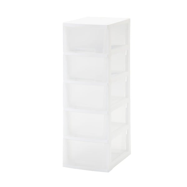 ニューライフスリム収納BOX 5段 クリア収納用品