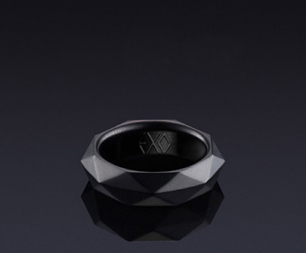 [未開封新品] EXO EXOリングRING MATTE BLACK 9号（リングリングケース純正認証カードスターカード）（NG001）