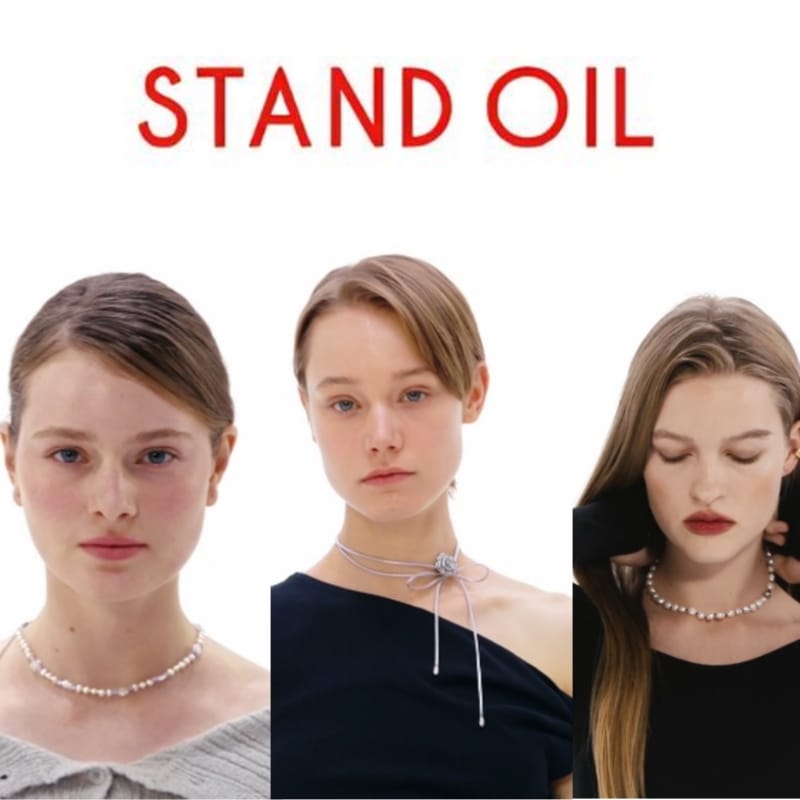[fromis_9 着用] STAND OILネックレス(7タイプ) Rose Drop Necklace,Flower Pearl,パールネックレス,ハンドメイド,チェーンネックレス 6,264円
