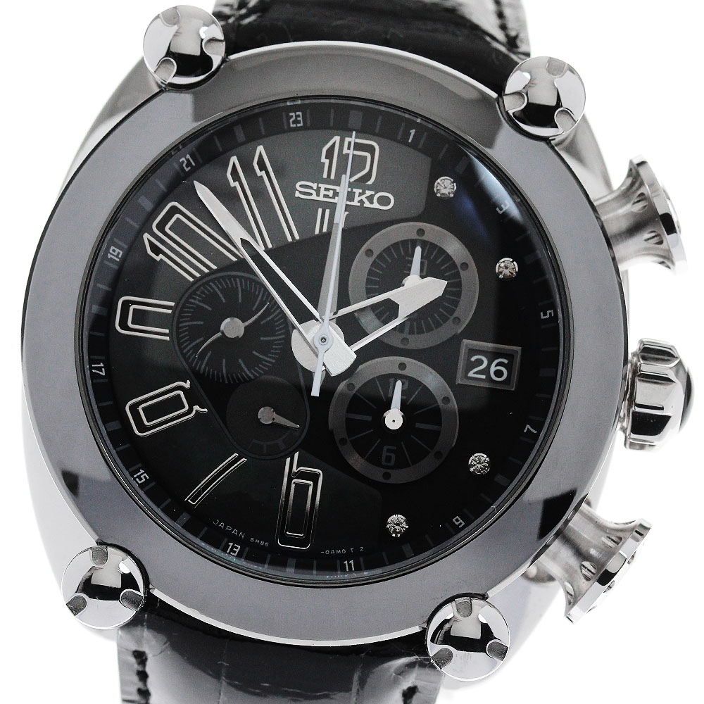 セイコー SEIKO SBLA091/5R86-0AR0 ガランテ 10th アニバーサリー リミテッドエディション スプリングドライブ メンズ 箱付き_846383【中古】 263,745円
