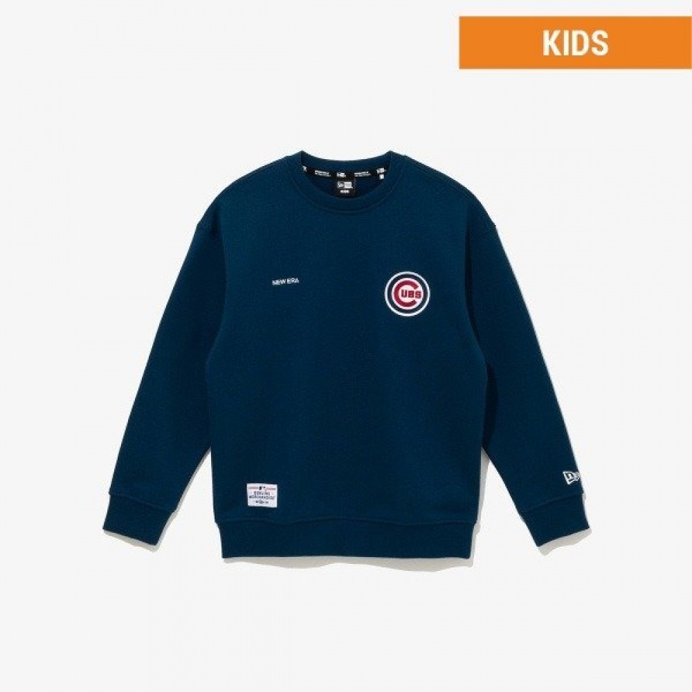 MLB キッズ シカゴ カブス チーム ロゴ スウェット ダスティーブルー