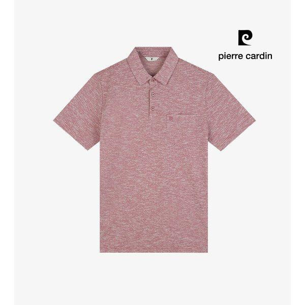 メランジストライプ男性半袖カラーTシャツOTS203_ept