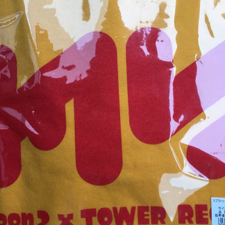 スプラトゥーン2 × TOWER RECORDS T-shirt黄XLサイズ 新品未開封