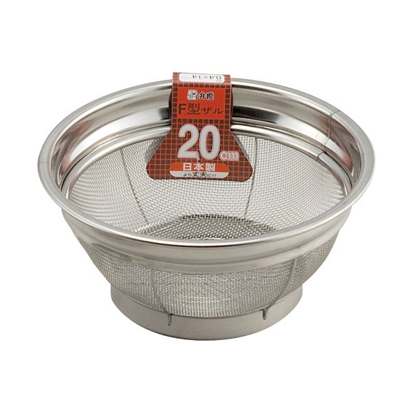 （まとめ） 弁慶 ステンレス丸ざる 20cm(×5セット)