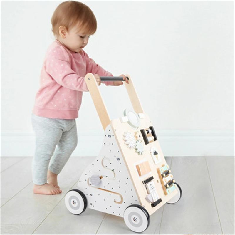 手押し車 赤ちゃん 木製 ベビー 知育 玩具 木のおもちゃ 北欧 遊べる おしゃれ 人気 子供用品 男の子 女の子 子供の誕生日 プレゼント 部屋に 置い