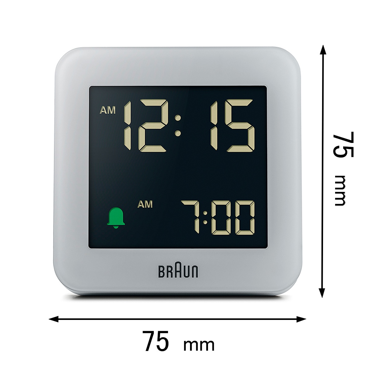 ブラウン 目覚まし時計 BRAUN 100th Anniversary Digital Alarm Clock BC09G