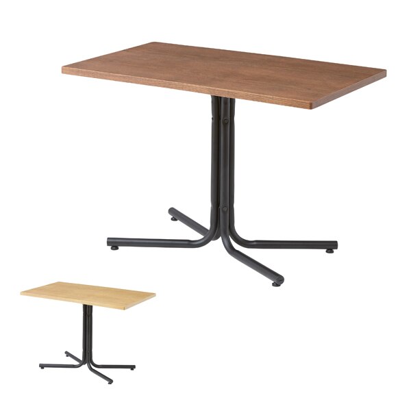 カフェテーブル 長方形 スチール脚 ダリオ 幅100cm