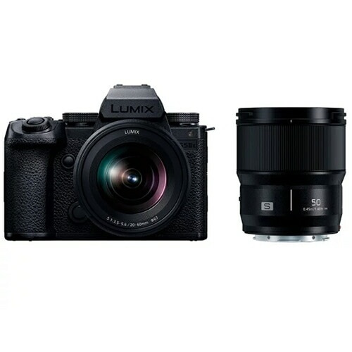 パナソニック【Panasonic】LUMIX DC-S5M2XW ダブルレンズキット フルサイズ一眼カメラ DC-S5M2XW【ミラーレス一眼カメラ】