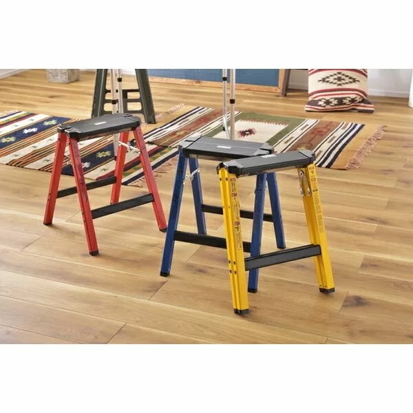 東谷 ステップスツール H W36D39H45 ブルー/レッド/イエロー PC-706