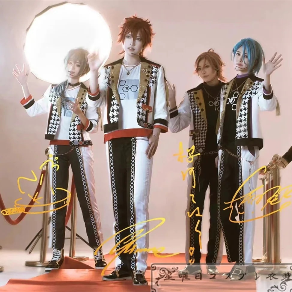 ES あんさんぶるスターズ ユニットソングCD Crazy:B HIMERU 天城燐音 桜河こはく 椎名 ニキ コスプレ衣装 コスチューム イベント