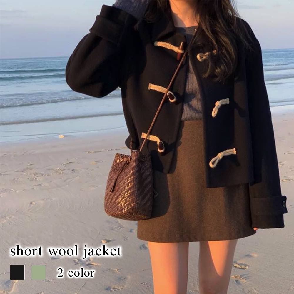 ステンカラーコート レディース ショート丈ウールジャケット スタンドカラーコート 厚手 春 コート 人気 アウター トレーナー ピーコート 大きいサイズ チェスターコート コーデ 冬 トレンチコート