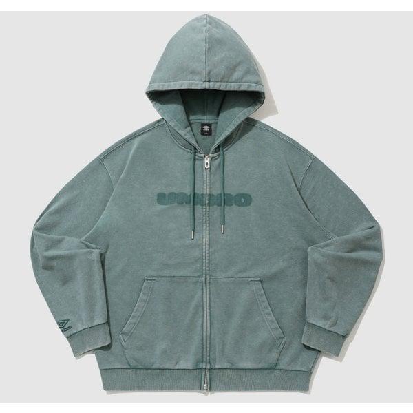 ウォッシュドニットフーディージップアップ BB UQ121CFT22 BGN DCH