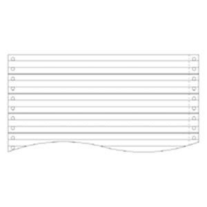 （まとめ） トッパンフォームズ ストックフォーム911インチ 1P ライン入 0913L1 1ケース（2000枚） 5セット