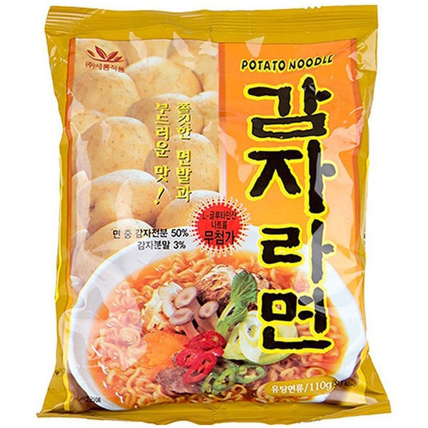 【代引可】 ジャガイモラーメン（110g）セロム環境にやさしい韓国産小麦ラーメン 韓国麺類