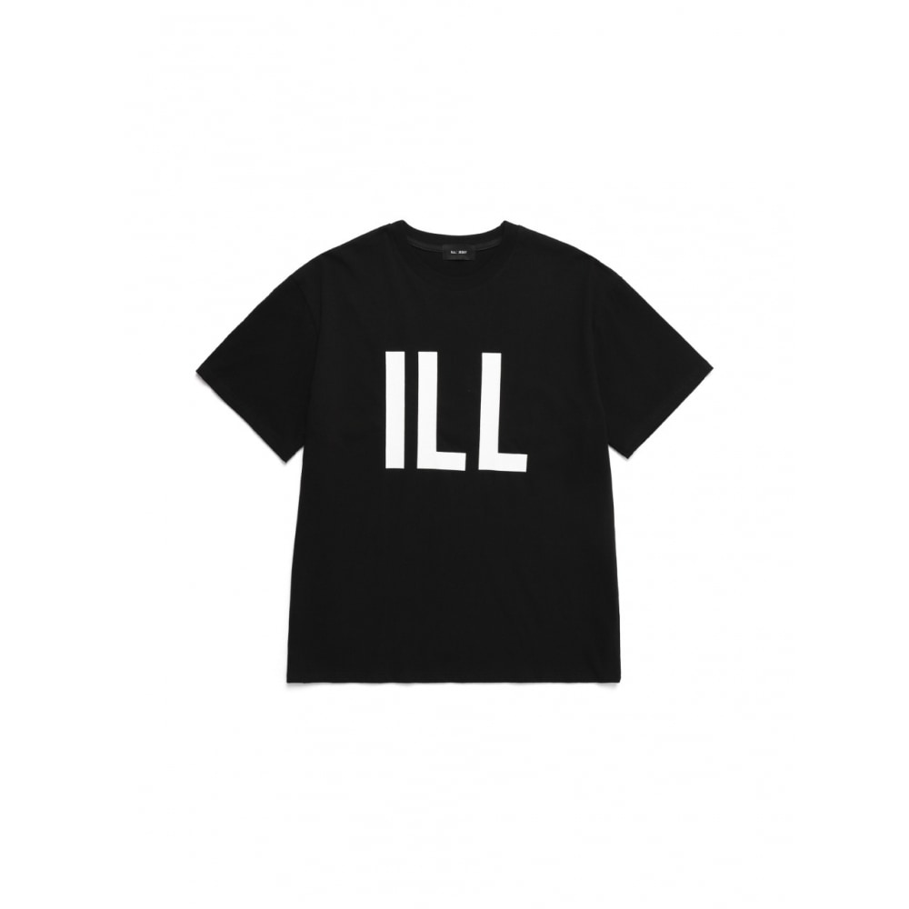 キルエディットヒルイニシャル T シャツブラック