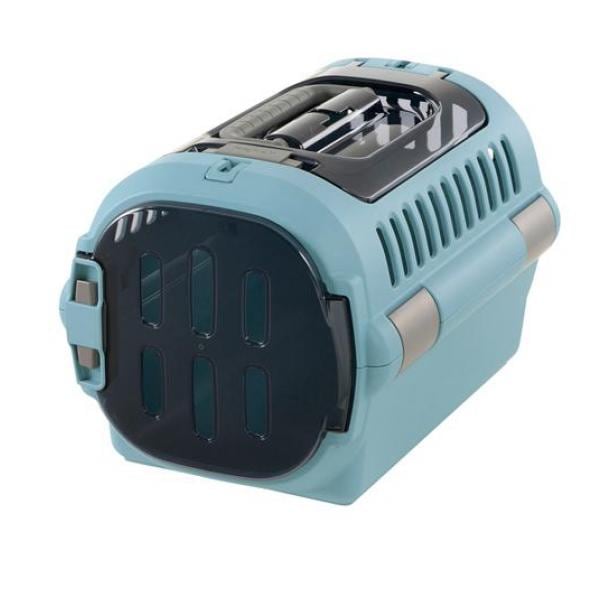 リッチェル キャンピングキャリーファイン ダブルドア S 犬猫うさぎ用 1組入 (ブルー)