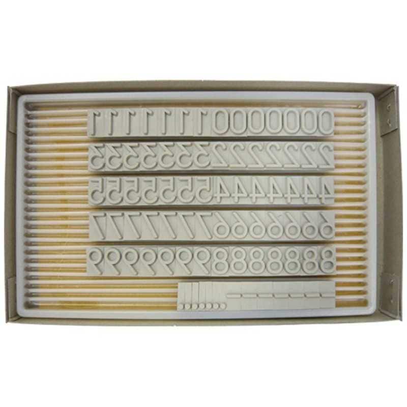 山崎産業　テクノマーク 活字YC-10(数字セット)　K526