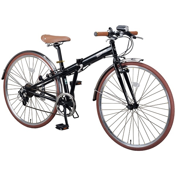 YG-0212 ブラッシュアップ FDB700BAA (ブラック) 折り畳み自転車（700×32C・7段変速） メーカー直送