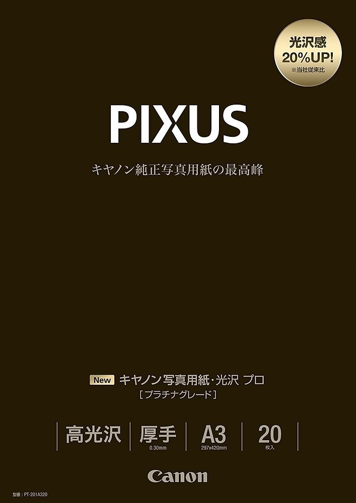 （まとめ買い）写真用紙 光沢 プロ プラチナグレード A3 20枚 PT-201A320 [x3] 10,595円