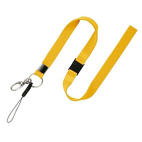 （まとめ買い）オープン工業 吊り下げストラップ 黄 NB-205-YE 00827602 [x10]