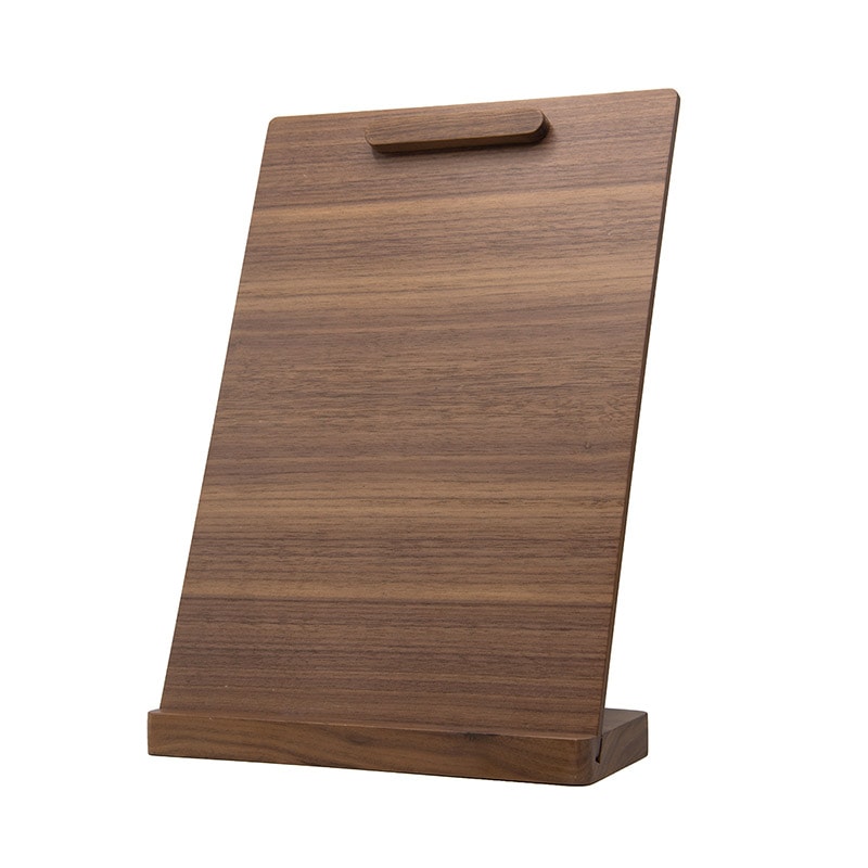 （まとめ買い）木製サインホルダー A4 ウォールナット EQW-4111 [x3]