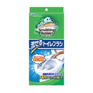 ジョンソン スクラビングバブル 流せるトイレブラシ 本体 価格比較