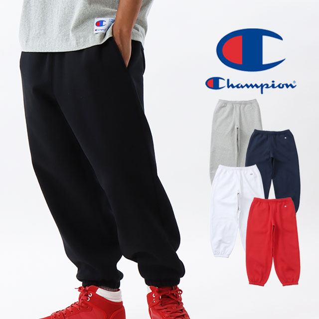チャンピオン Champion ボトムス メンズ レディース スウェットパンツ ズボン トレーナー 裏起毛 長ズボン 防寒 ルーズフィット カジュアル アパレル 無地 ロゴ タグ 刺繍 C3-W220