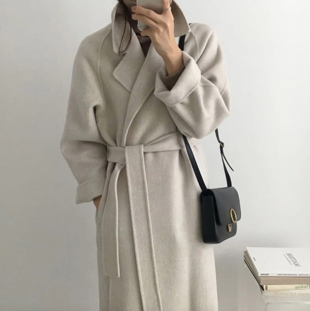 コート テーラード ロング 襟付き ストレート Iライン 前開き リボンベルト かわいい 大人可愛い きれいめ クール シンプル 上品 おしゃれ オフィス 通勤 モテ L XL 2XL 3XL 4XL