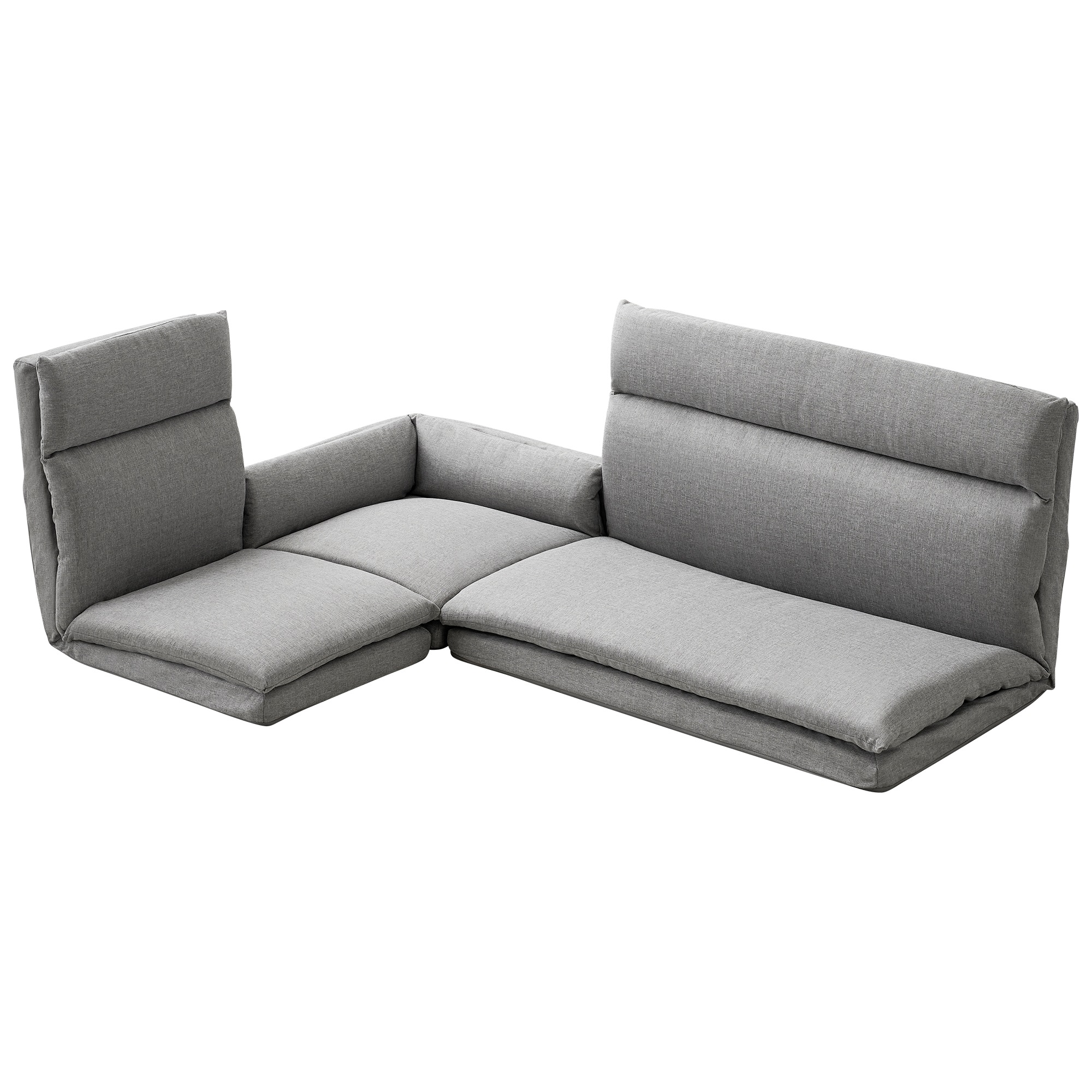 ソファ ソファーセット 3人掛け ローソファー 座椅子 フロアソファー ファブリック