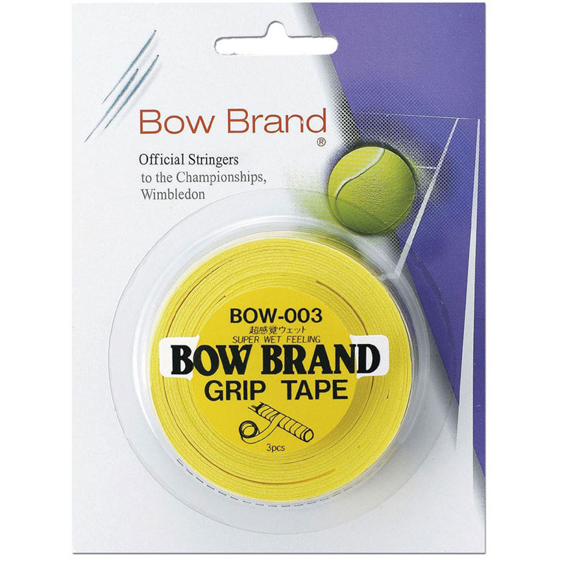 【ロット販売：入り数6】 KIMONY(キモニー) BOW プログリップ テニス グッズ その他 (kgt157-yl)