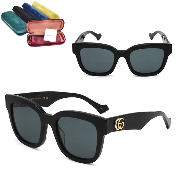 サングラス GG0998S-001 サングラス EYEWEAR ブラック グレー アジアンフィット メンズ レディース ユニセックス