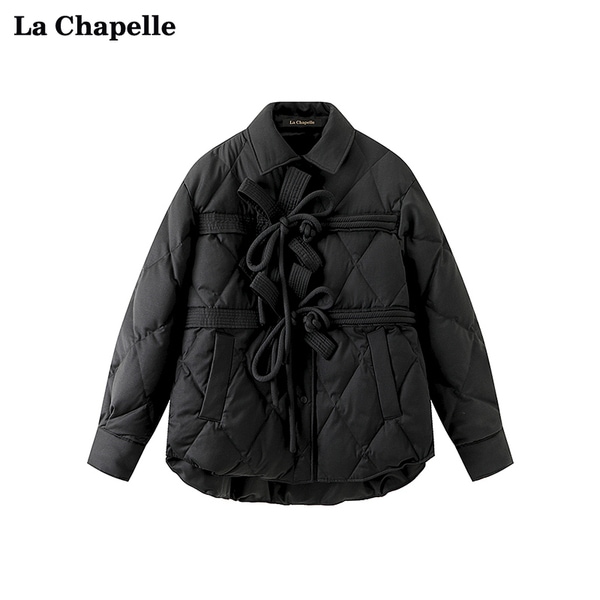 Handu Yishe 冬新ブラックダイヤモンドダウンジャケット女性の韓国スタイルの厚みのあるショートジャケット