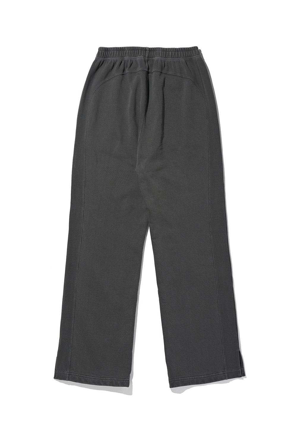 【MISCHIEF】 RHOMBUS PIGMENT SWEAT PANTS : WASHED CHARCOAL
