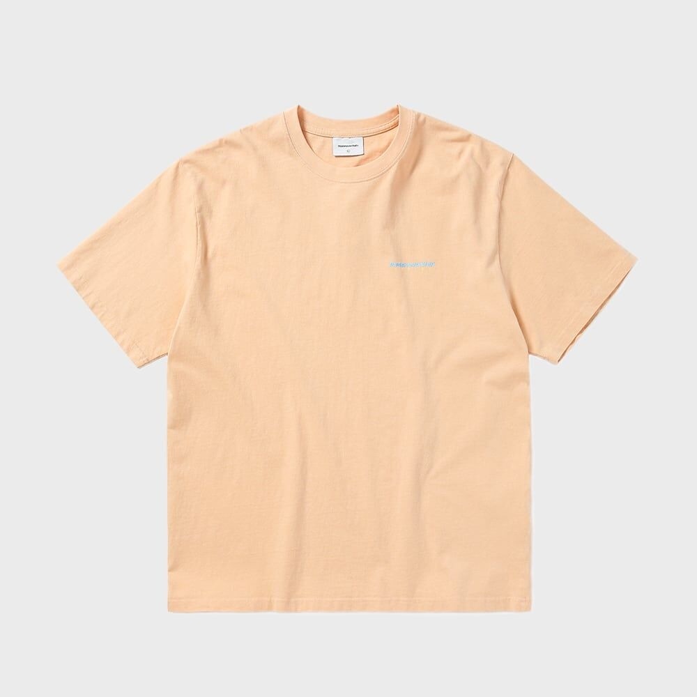 ディス・イズ・ネヴァー・ザット・DSNロゴTシャツアプリコット