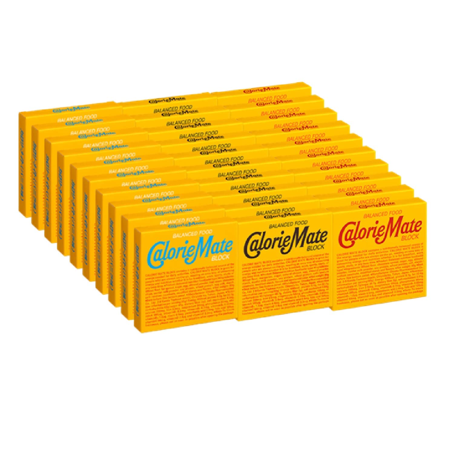【セット商品】大塚製薬 カロリーメイト ブロック 3種セット (チョコレート味/チーズ味/バニラ味) 4本 各10個 4個 (x 30)