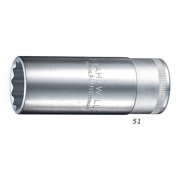 STAHLWILLE（スタビレー） 51A-1.1／4 （1／2SQ）ディープソケット （03420056）