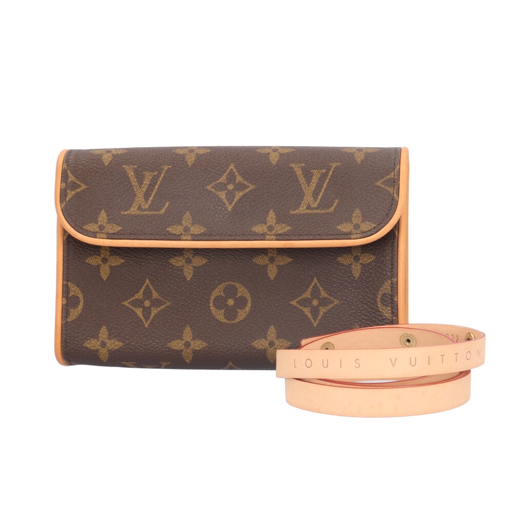 ルイヴィトン ポシェットフロランティーヌ モノグラム ウエストバッグ モノグラムキャンバス M51855 ブラウン LOUIS VUITTON 中古