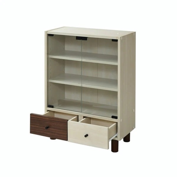 JKプラン キャビネット ラック FMB-0001-NADB ナチュラルダークブラウン