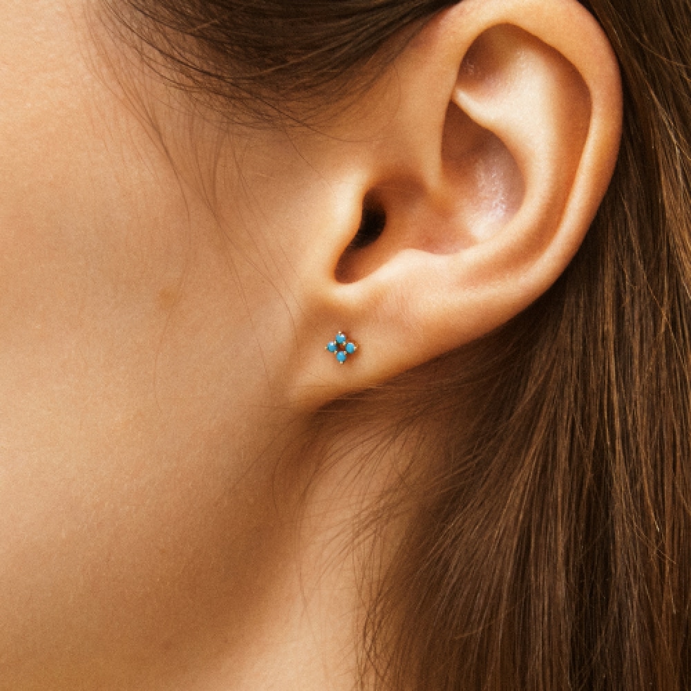 LUNNE 14k ステリートルコミニピアス K14ゴールド #LFPI17