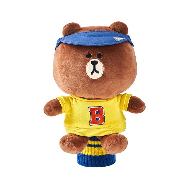 ドライバー カバー ブラウン