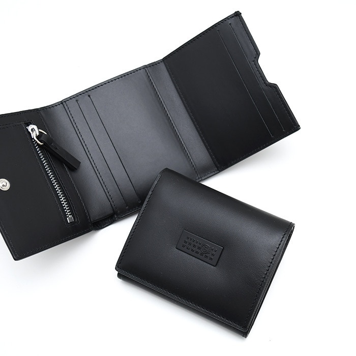 メゾン マルジェラ 財布 ウォレット Numeric 三つ折りウォレット SA6UI0030 P8622 メンズ ユニセックス レザー ミニ財