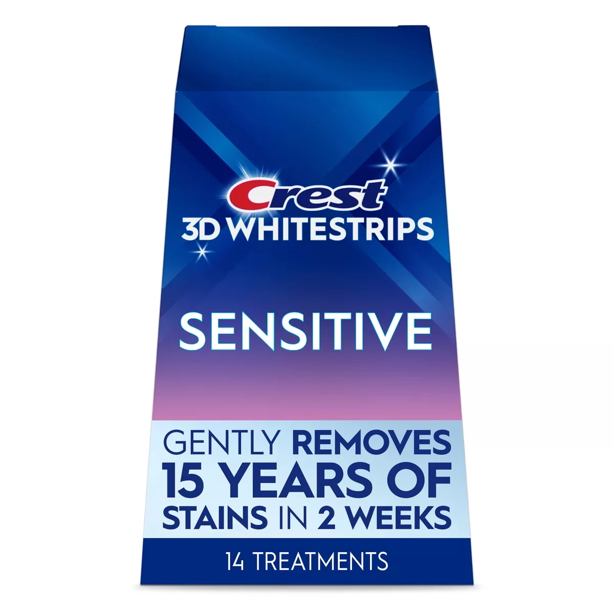 Crest 3D Whitestrips Sensitive White At-home Teeth Whitening Kit - 14 Treatments