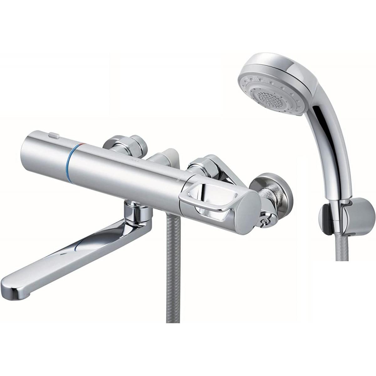 LIXIL(リクシル) INAX サーモスタットバス水栓 RBF-916N 【寒冷地用】　メッキハンドル メッキエコフル多機能シャワー 節水 防カビホース