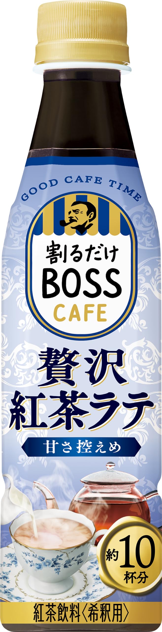 BOSS(ボス) サントリー 割るだけボスカフェ カフェベース 紅茶ラテ 濃縮 液体 コーヒー 340ml ×24本